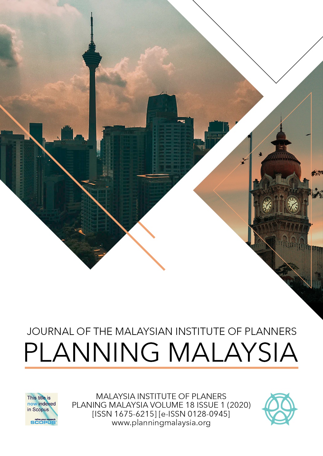 					View Vol. 18 (2020): PLANNING MALAYSIA JOURNAL : Volume 18, Issue 1, 2020
				