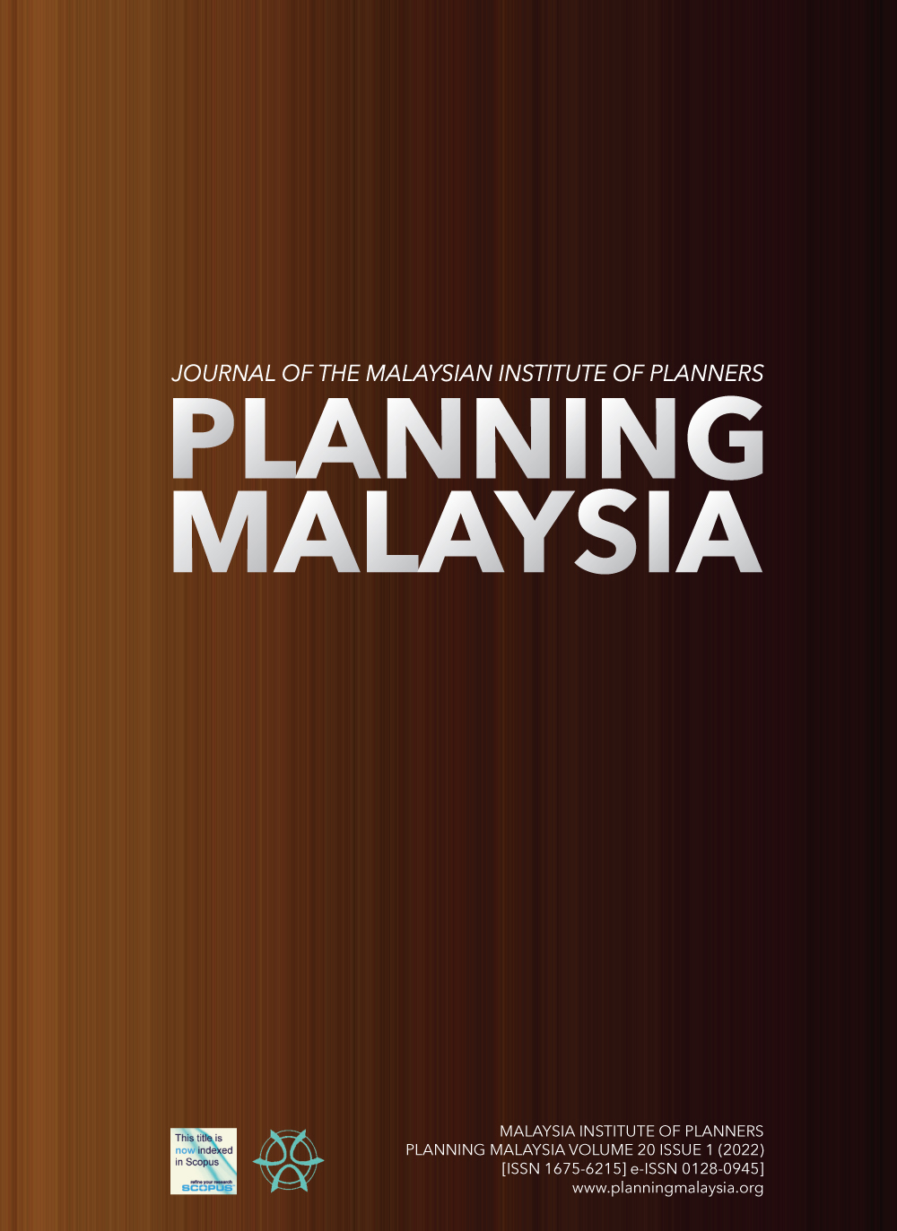 					View Vol. 20 (2022): PLANNING MALAYSIA JOURNAL : Volume 20, Issue 1, 2022
				